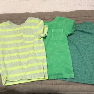 Green Cat and jack T-shirt set
